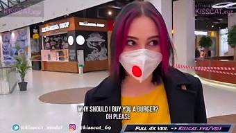 Big Mac And Russian Teen Indulge In Oral Sex In Fitting Room At Mall