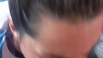 Blonde Woman Indulges In Oral Sex And Semen