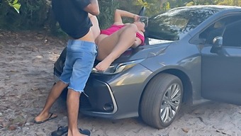 A Couple Engages In Oral Sex And Public Sex With A Big Cock