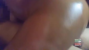 Young Latina Gives A Blowjob And Rides My Cock In Front Of Her Boyfriend, Who Jerks Off Until He Receives A Cumshot